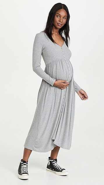 The Softest Rib Nursing Dress | Shopbop