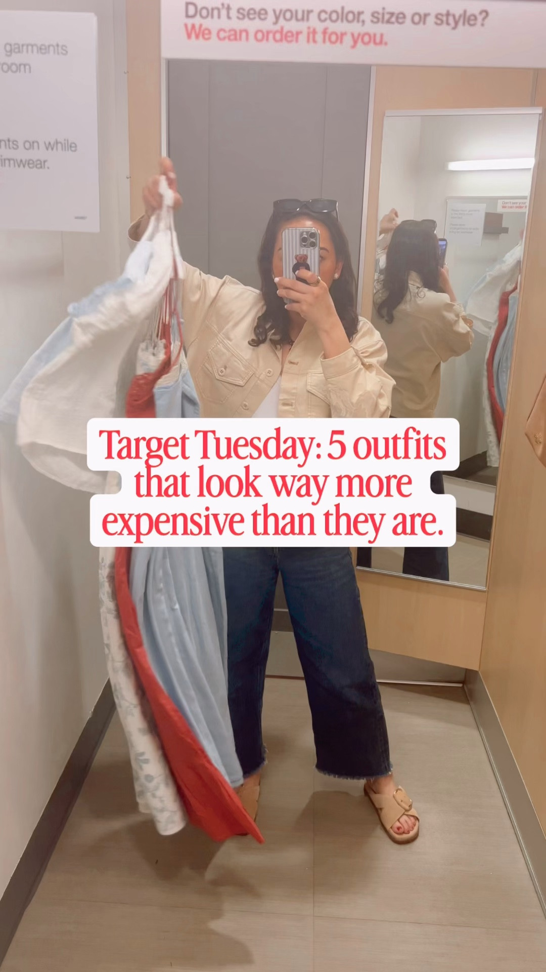 Target Tuesday try-on is back and Target is doing spring right this year.

I tried on 5 outfits that are easy to wear for real life — school pickup, brunch, church, travel, or just feeling put together without trying too hard.

What I love about these pieces:
• flattering cuts
• breathable fabrics for spring and summer
• easy outfits you can style with things you already own

If you’re in your 30s or 40s and want affordable outfits that still look elevated, these are worth checking out.

My favorites are the blue floral dress and the red dress — they look way more expensive than they are.

#LTKSeasonal #LTKootd