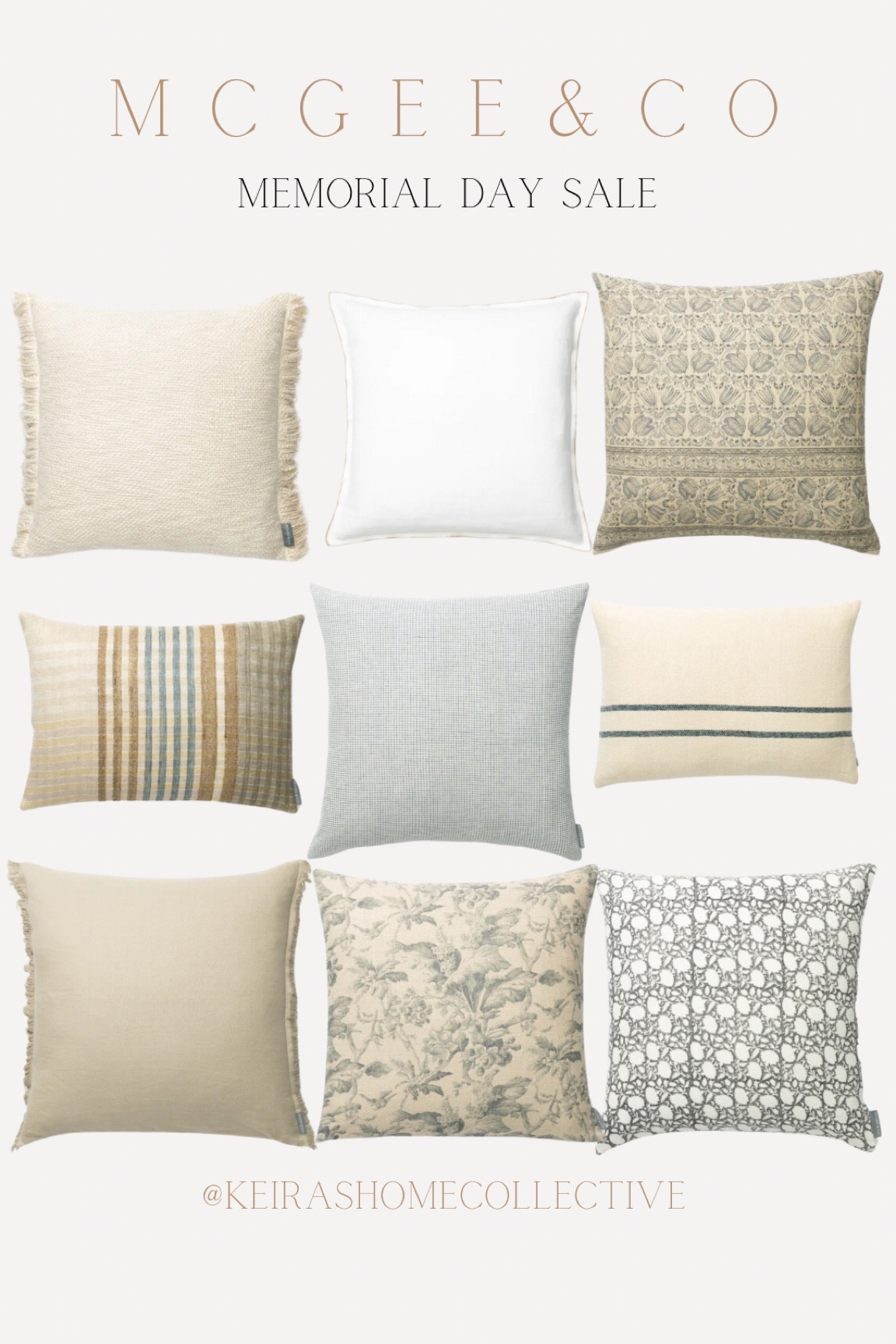 McGee and Co Memorial Day Sale! 

Bedding 
Area rug
Rugs
Neutral rugs
Pillows
Duvet
Bedding
Neutral home
 Neutral bedroom
Bedroom inspo
Quilt
Duvet covers
Bed sheets
Throw blanket
Organic modern
Transitional home
Traditional home 
Home decor
Amazon
Walmart
West elm
Pottery barn
Crate and barrel  #LTKSpringSale alert

#LTKsale #LTKstyletip #LTKhome