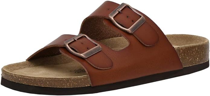 CUSHIONAIRE Women's Lane Cork Footbed Sandal with +Comfort | Amazon (US)