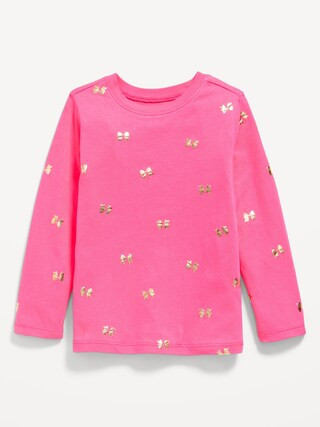 Printed Long-Sleeve T-Shirt for Toddler Girls | Old Navy (US)