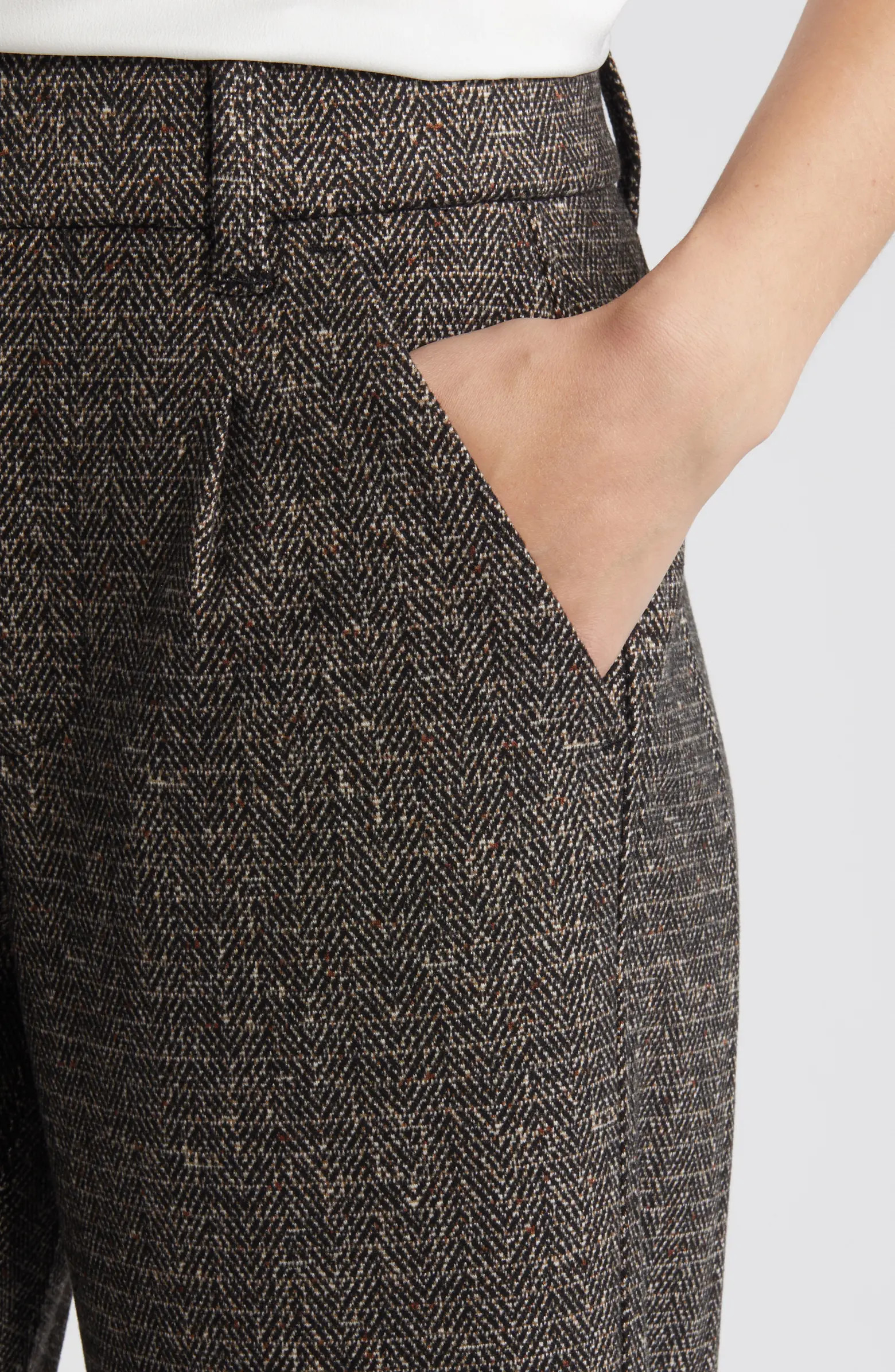 Wit & Wisdom 'Ab'Solution Skyrise Pleated Ankle Straight Leg Pants | Nordstrom | Nordstrom