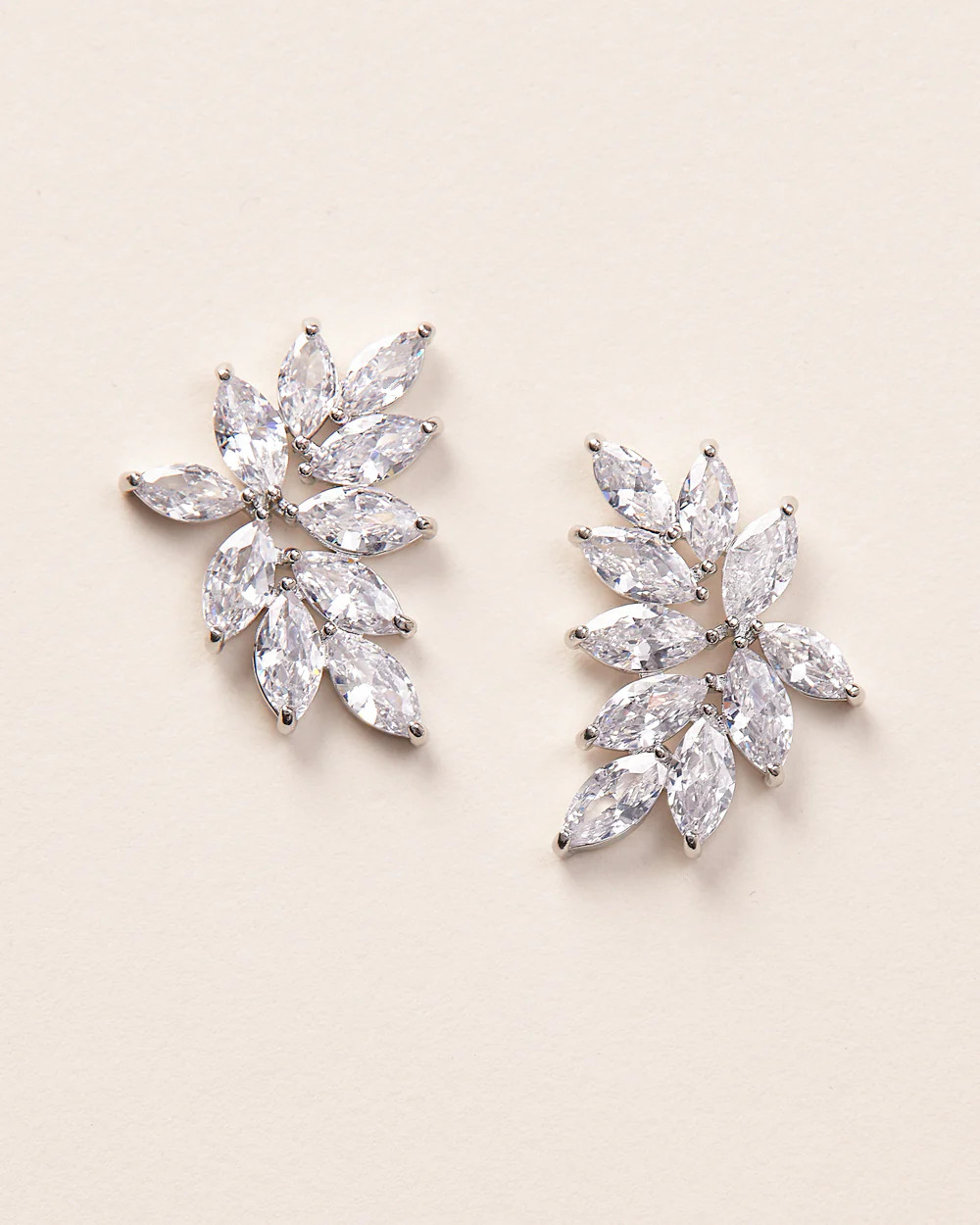 Farah CZ Bridal Earrings | Dareth Colburn