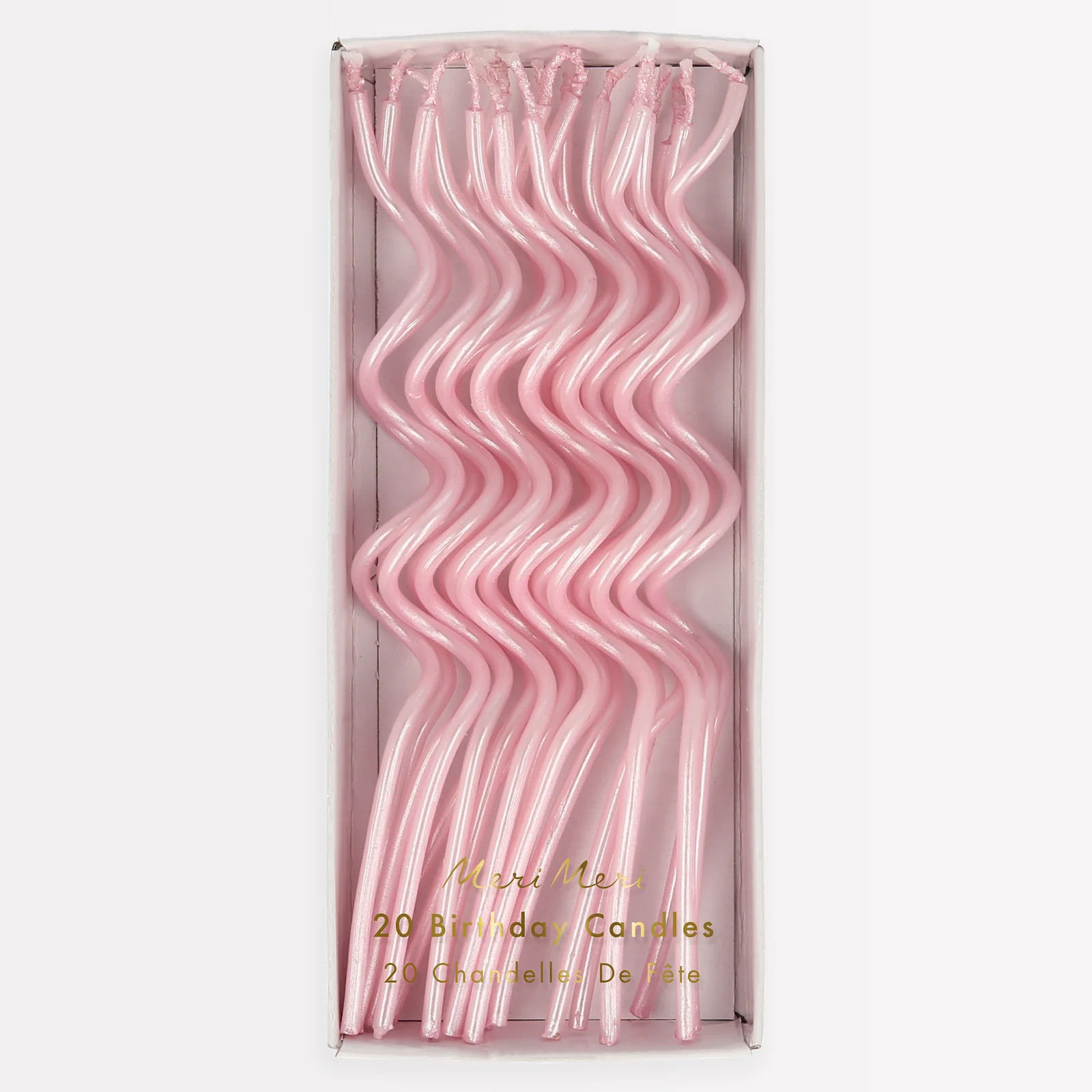 Pink Swirly Candles | Meri Meri