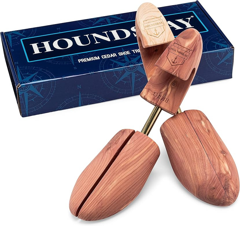 Shoe Tree for Men, Wooden Shoe Stretcher Men, Cedar Shoe Trees for Men, Adjustable Shoe Trees for Sn | Amazon (US)