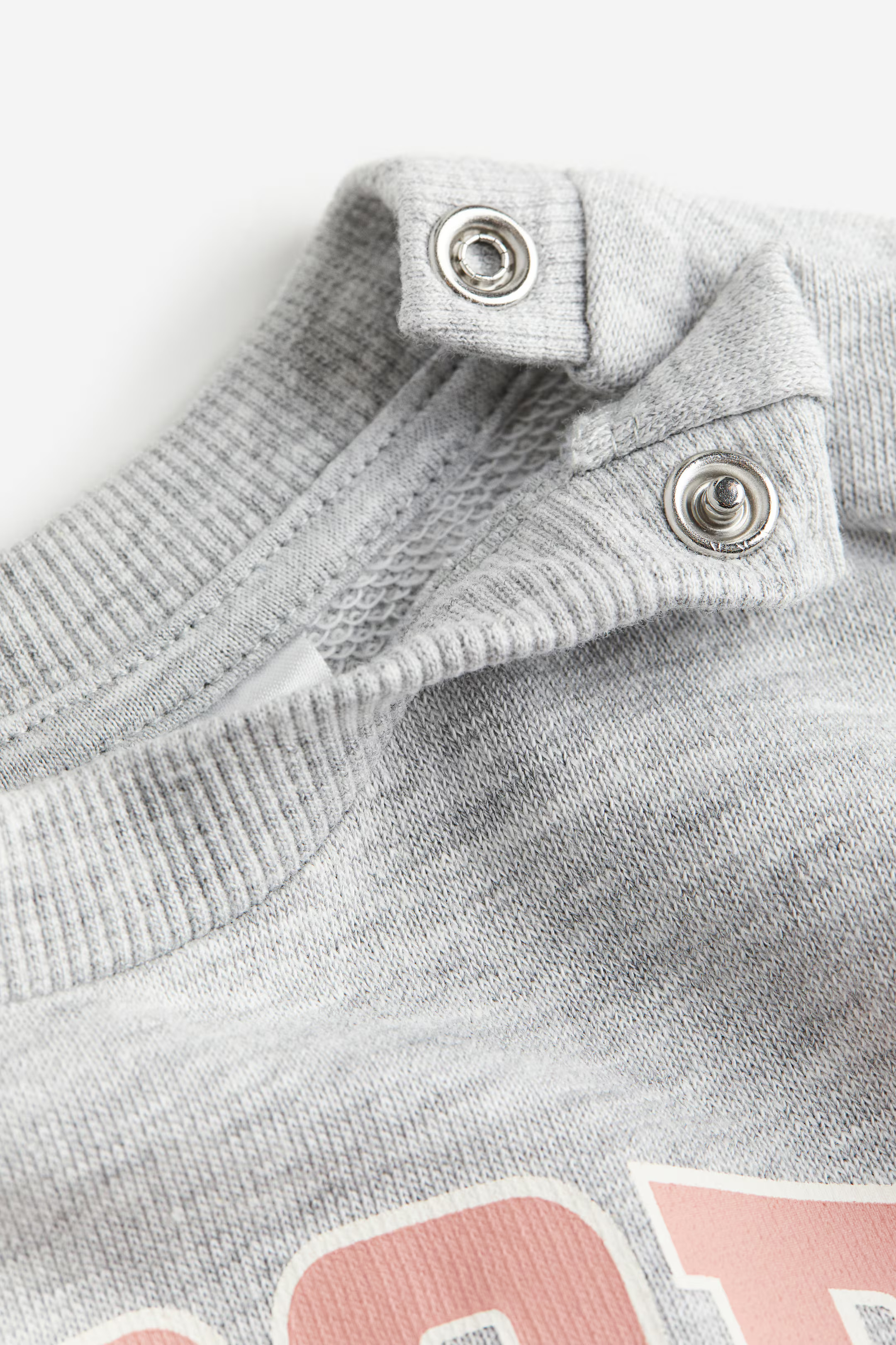 2-piece Printed Cotton Set - Round Neck - Long sleeve - Light gray melange/Snoopy - Kids | H&M US | H&M (US + CA)