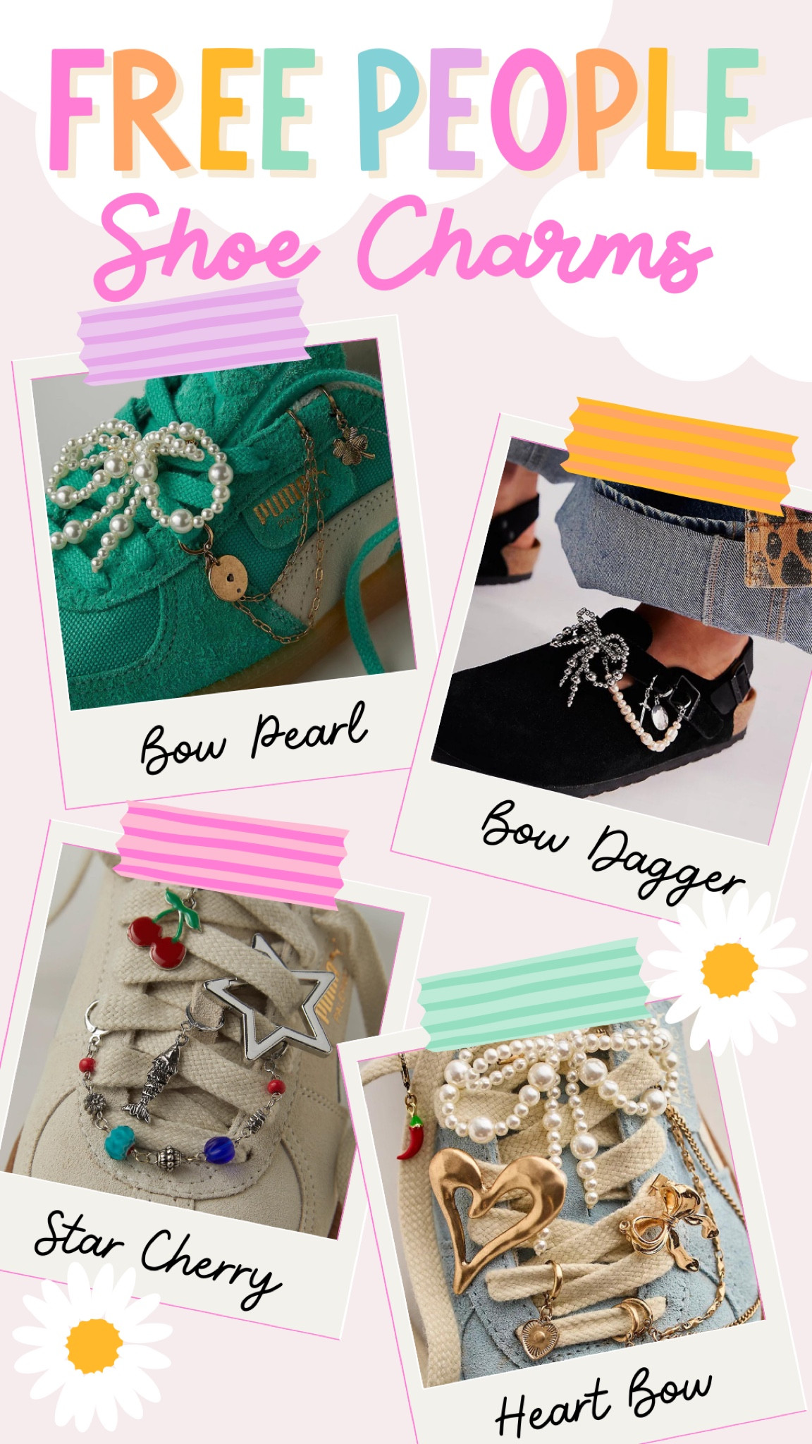 Give your sneakers a glow up with these charms from Free People. 

#LTKSeasonal #LTKBacktoSchool