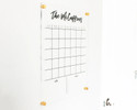 Click for more info about Dry Erase Acrylic Calendar, Personalized with Family Name, Clear Floating Dry Erase Wall Calendar...