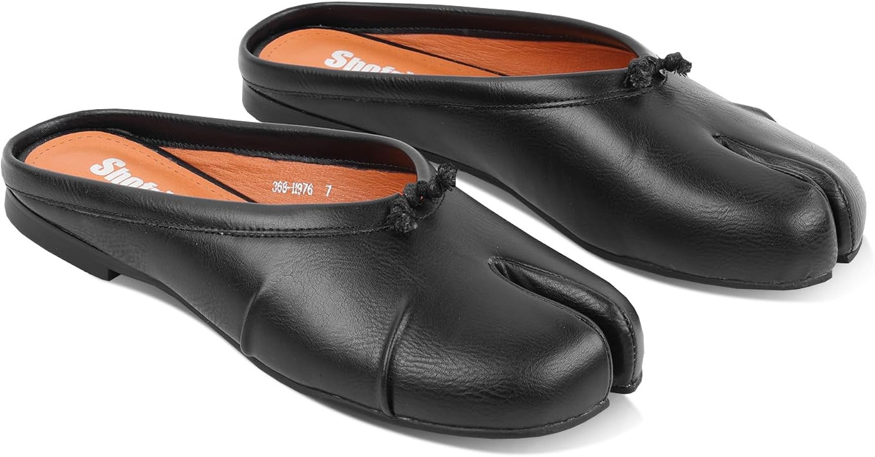 Split Toe Tabi Shoes Black Womens Mule Flats Wide Slip on Walking Ballerina Barefoot Slippers Com... | Amazon (US)