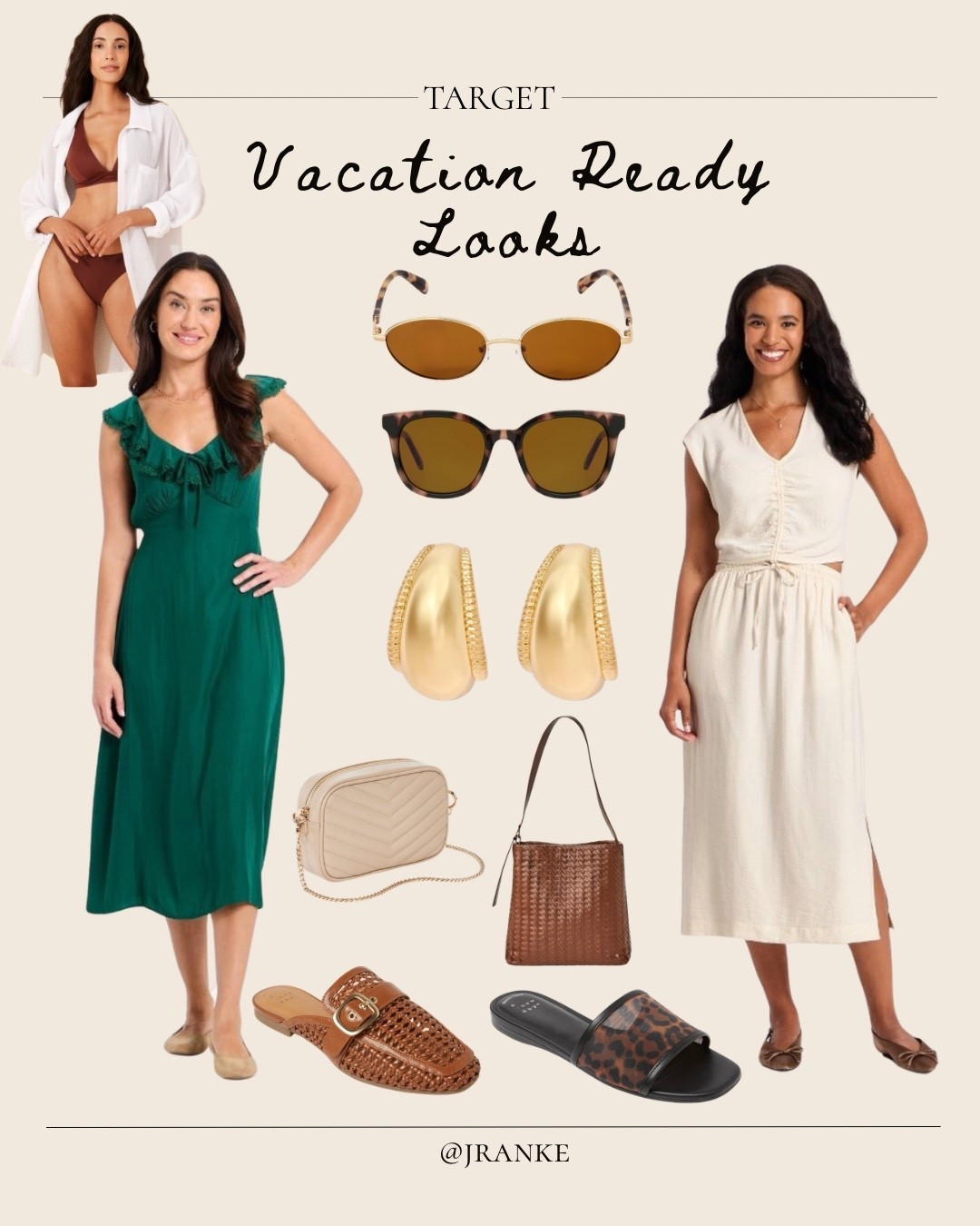 Vacation ready looks from Target 🤍 Easy dresses, comfy sandals, and neutral accessories that pack so well. Linking all my favorites on LTK ✨

#TargetStyle #VacationOutfits #LTKFinds #TargetFinds #ResortStyle


#LTKgrwm #LTKootd #LTKmomlife