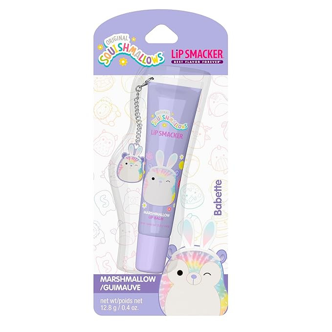 Lip Smacker Squishmallows Lip Balm, Marshmallow (Babette), Limited Edition Easter Basket Stuffer,... | Amazon (US)