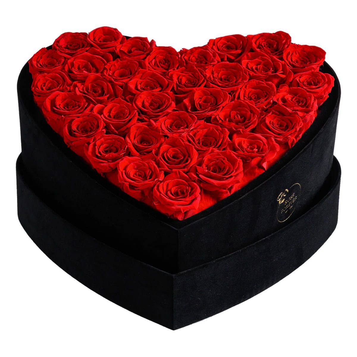 36 Red Roses - Heart Box | Rose Forever 