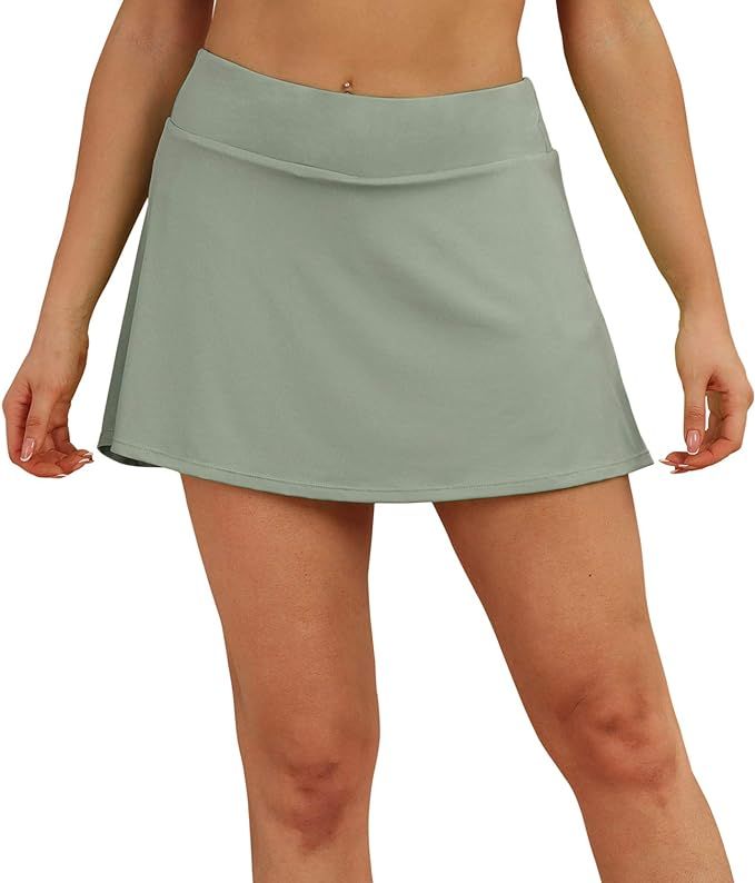 icyzone Athletic Skirts for Women - Workout Running Golf Tennis Skort with Pockets | Amazon (US)