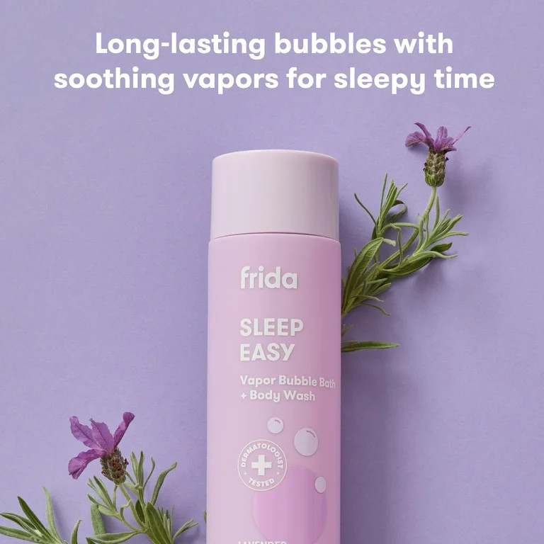 Frida Baby Sleep Easy Lavender Vapor Bubble Bath and Body Wash, 10 fl oz | Walmart (US)