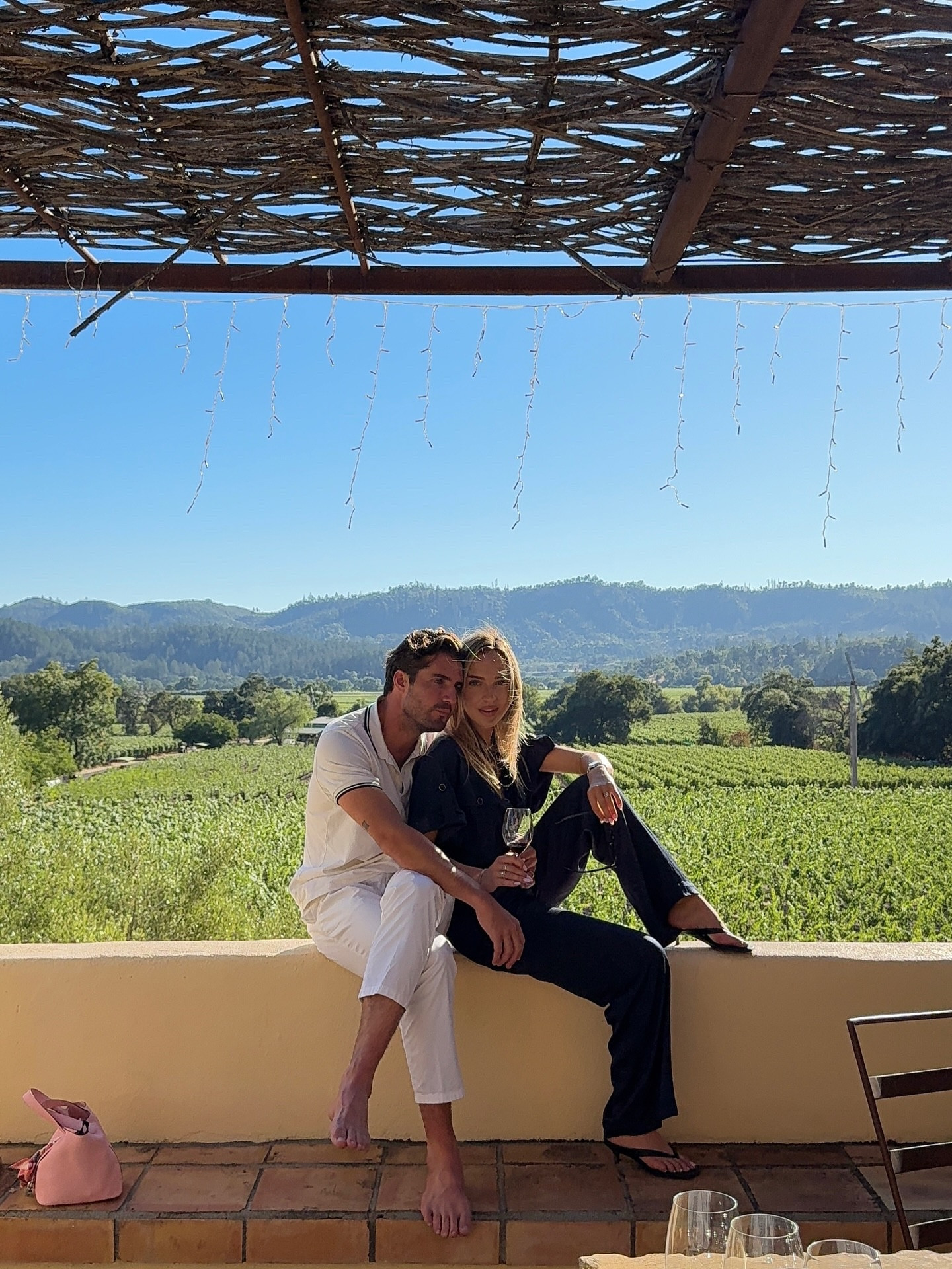 one way to close out summer is drinking multiple glasses of Cabernet at 10:30am