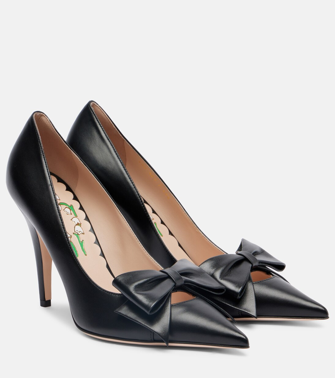 Pumps Bowow 100 in pelle con fiocco | Mytheresa (IT)