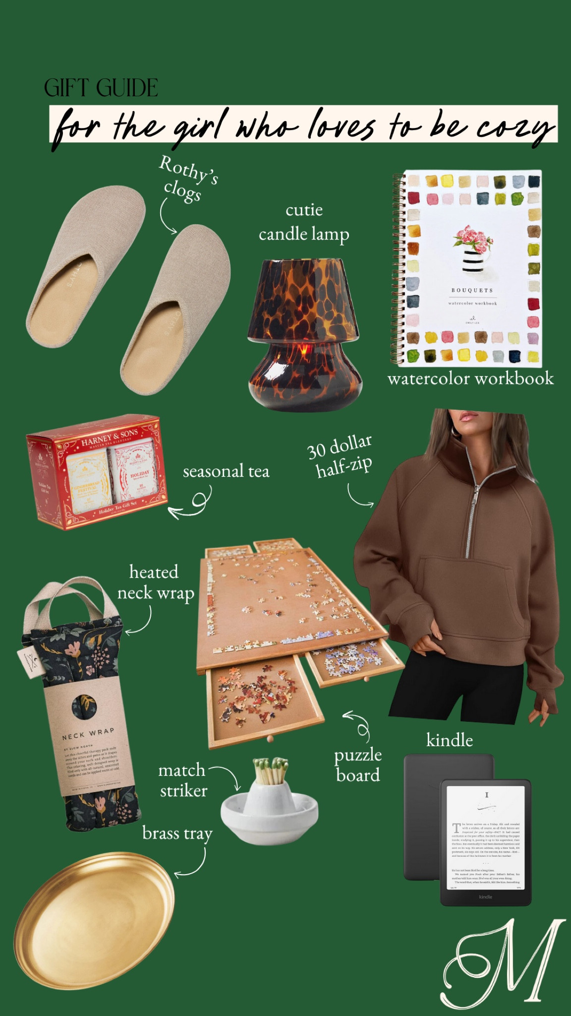 For the girl who loves to be cozy! The homebody, the late-night crafter, your puzzle-loving, tea-drinking best gal! 

#LTKFindsUnder50 #LTKGiftGuide #LTKSeasonal