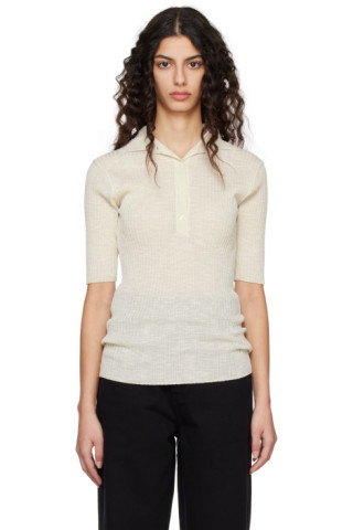 Beige Oat Polo | SSENSE