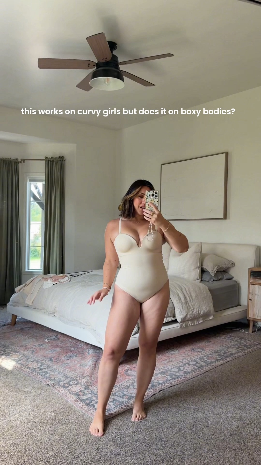 Boxy body approved shape wear! I’m in a size L. Code NINAXSPANX

#LTKMidsize #LTKCon #LTKSeasonal