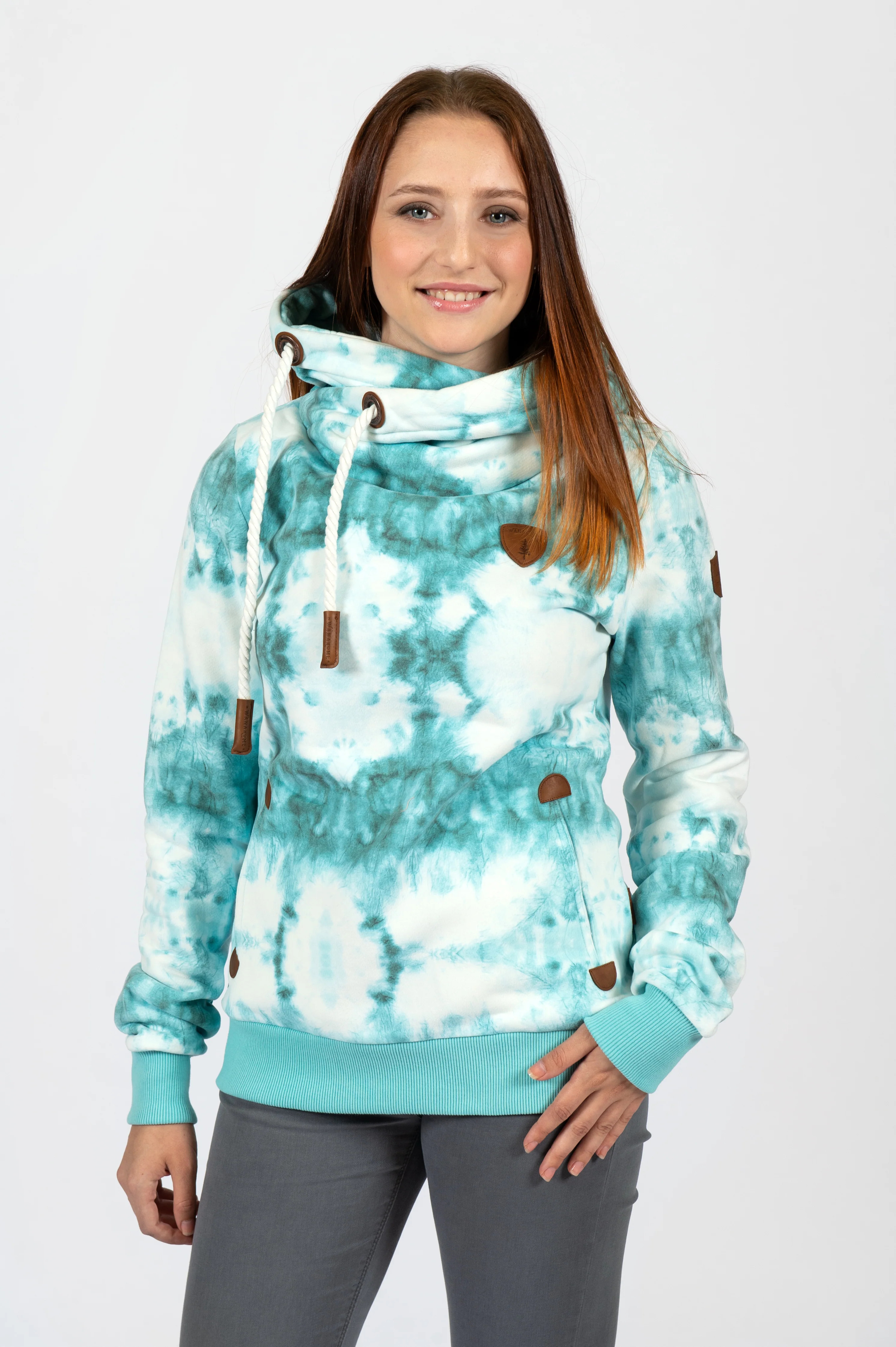 Artemis Emerald Forest Tie-Dye Hoodie | Wanakome