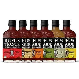 Rufus Teague - Variety BBQ Sauce Pack - Premium Barbecue Sauce - 6 Bottles | Amazon (US)
