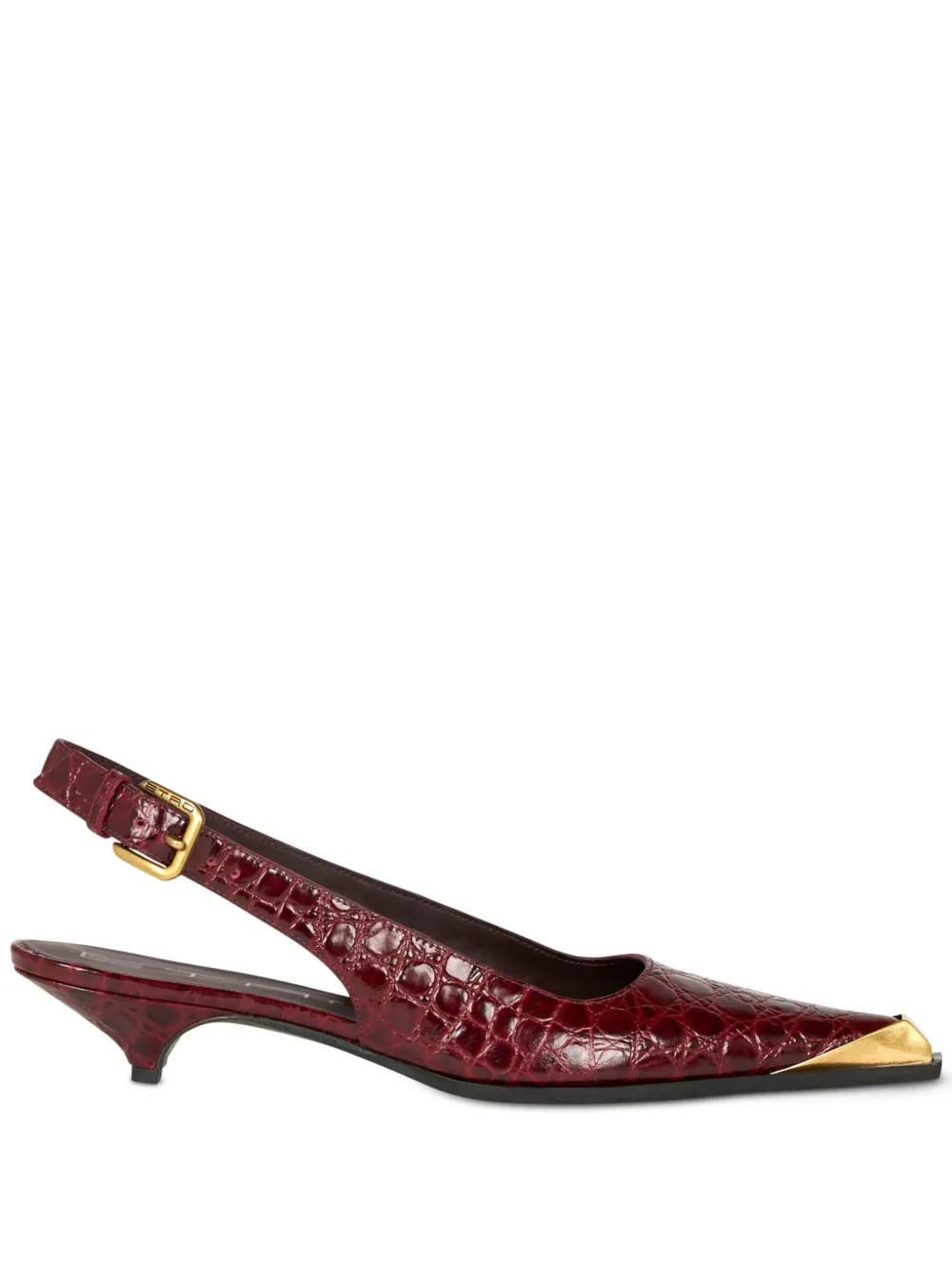 ETRO crocodile-embossed Pumps - Farfetch | Farfetch Global