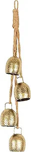 Styleonme Decorative Bells, Christmas Bell, Metal Indoor Outdoor Blessing Bells, 4-Piece Set of H... | Amazon (US)