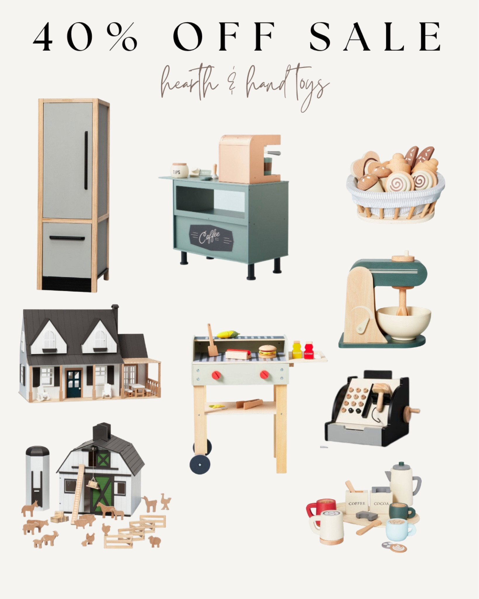 Get a head start on holiday shopping with 40% off hearth & hand toys at #target! 


#LTKSeasonal #LTKkids #LTKGiftGuide