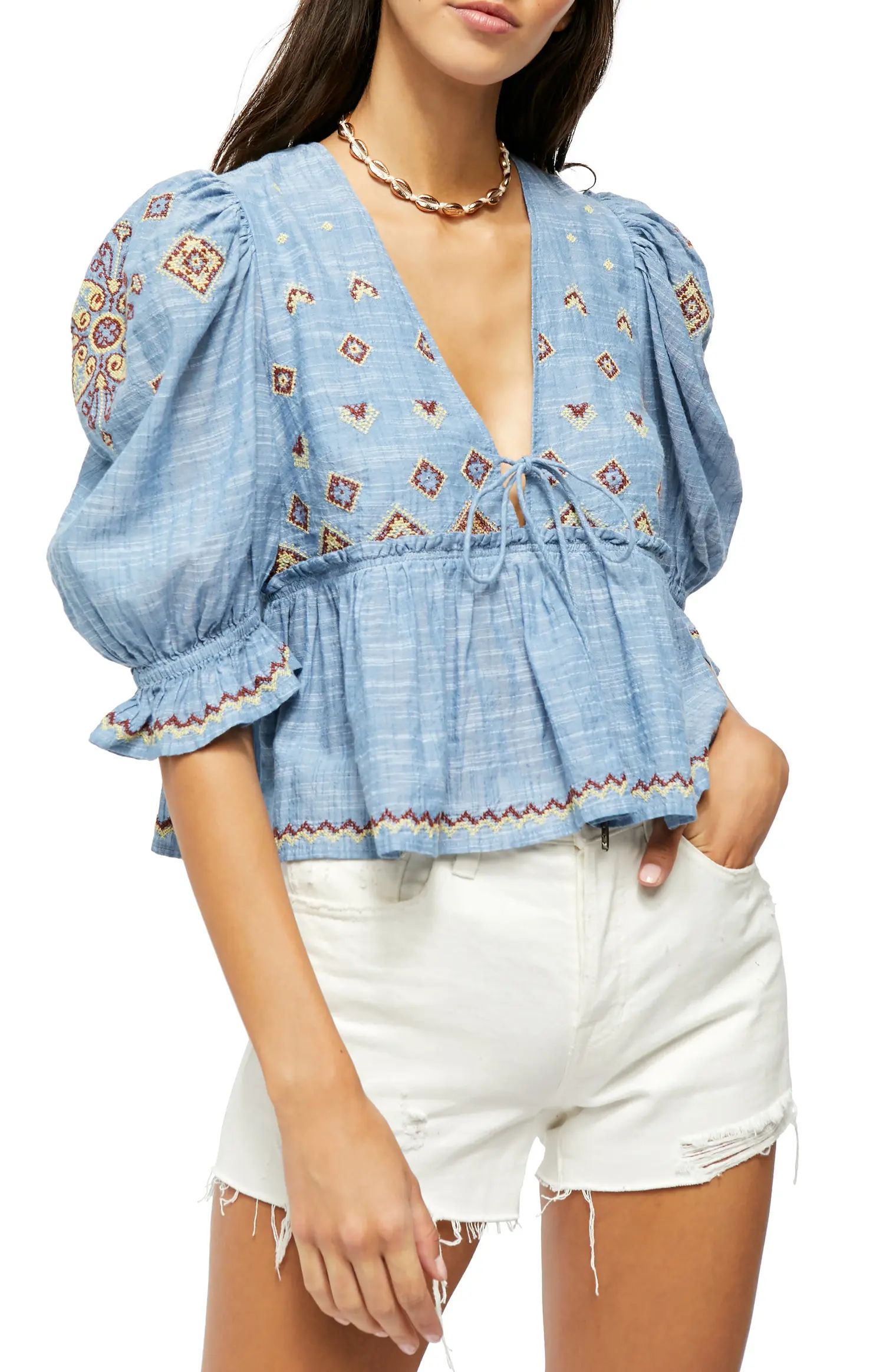 Tallulah Embroidered Blouse | Nordstrom