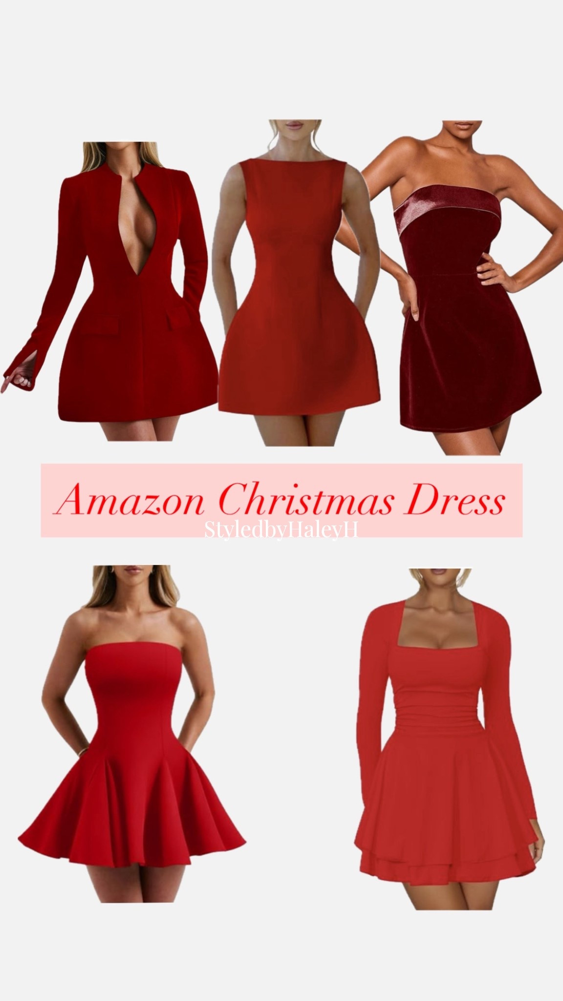 The perfect dresses for Christmas directly from Amazon 💕 affordable Christmas dress  red dresss
#LTKHoliday

#LTKFindsUnder50 #LTKootd