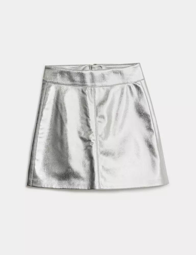 Metallic Mini A-Line Skirt | Marks & Spencer (UK)