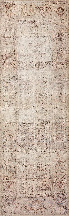 Amber Lewis x Loloi Georgie Collection GER-06 Bordeaux / Antique 2'6" x 7'6" Runner | Amazon (CA)