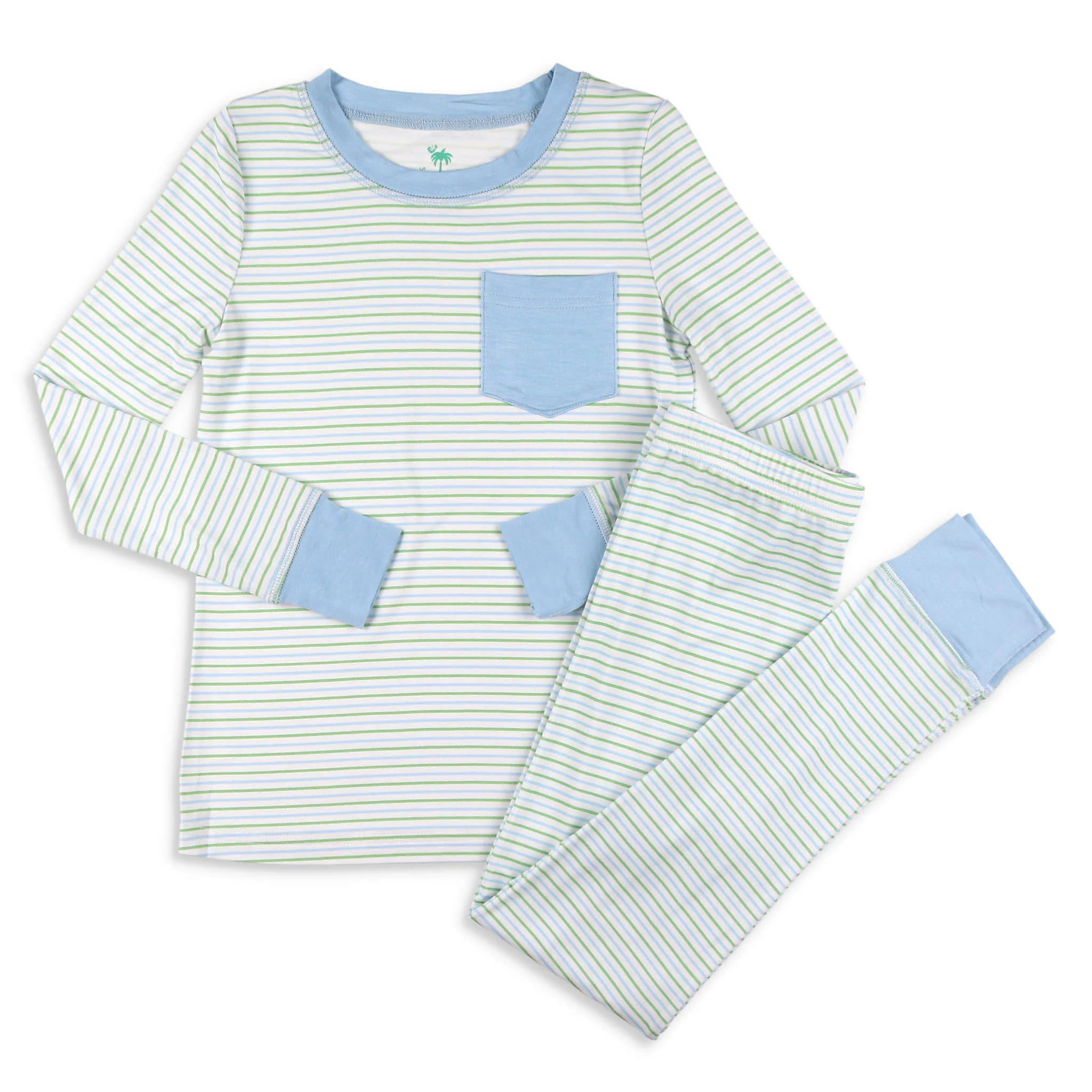 Boys Bamboo Loungewear - Frosted Christmas | Shrimp and Grits Kids