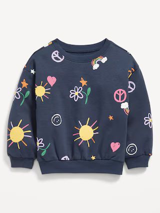 Crew-Neck Sweatshirt for Toddler Girls | Old Navy (US)