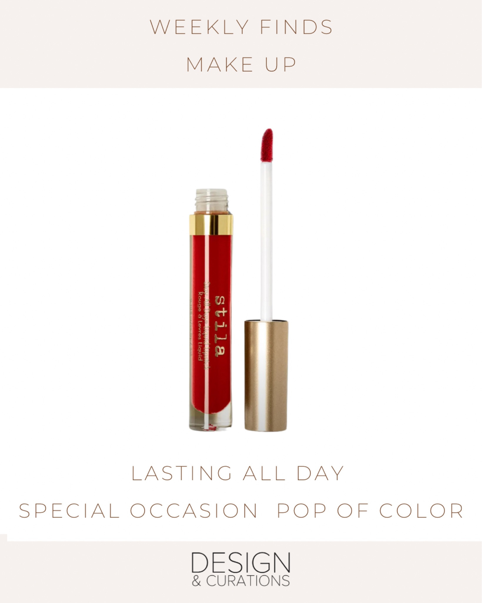 Special Occasion Long Lasting Red Lips! Make up essentials Stila Stay All Day Liquid Lipstick!! Using this for 2 years now !!!

#LTKFind #LTKunder50 #LTKbeauty