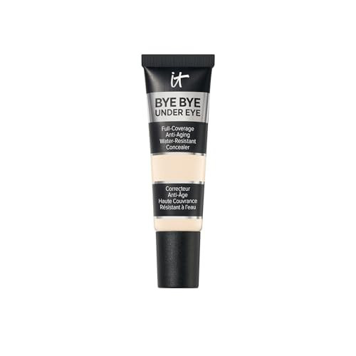 IT Cosmetics Bye Bye Under Eye Concealer (Light) - Water-Resistant, Full Coverage Brightening Concealer For Dark Circles, Fine Lines, Redness & Discoloration, Anti-Aging, 24H Wear - 0.4 fl oz | Amazon (US)