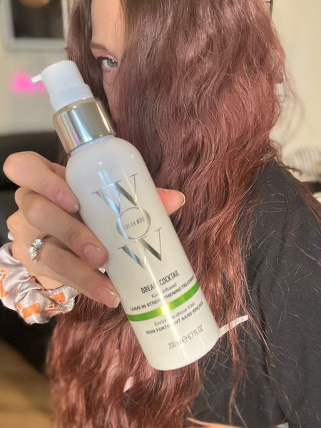 Used Color Wow Dream Cocktail Leave in Treatment, and I’m wowed, wow wow wow. Do you see my hair? #longhaircare #haircare #colorwow #leaveintreatment 

#LTKbeauty