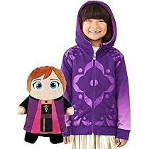 Anna 2 in 1 Transforming Classic Zip Up Hoodie & Soft Plushie | Amazon (US)