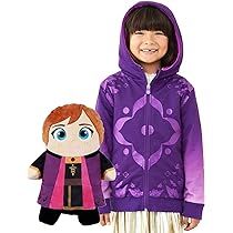 Anna 2 in 1 Transforming Classic Zip Up Hoodie & Soft Plushie | Amazon (US)