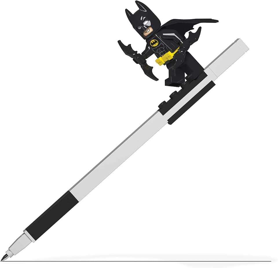 LEGO Gel Pen with Batman Minifigure - Black Gel Pen (52864) | Amazon (US)