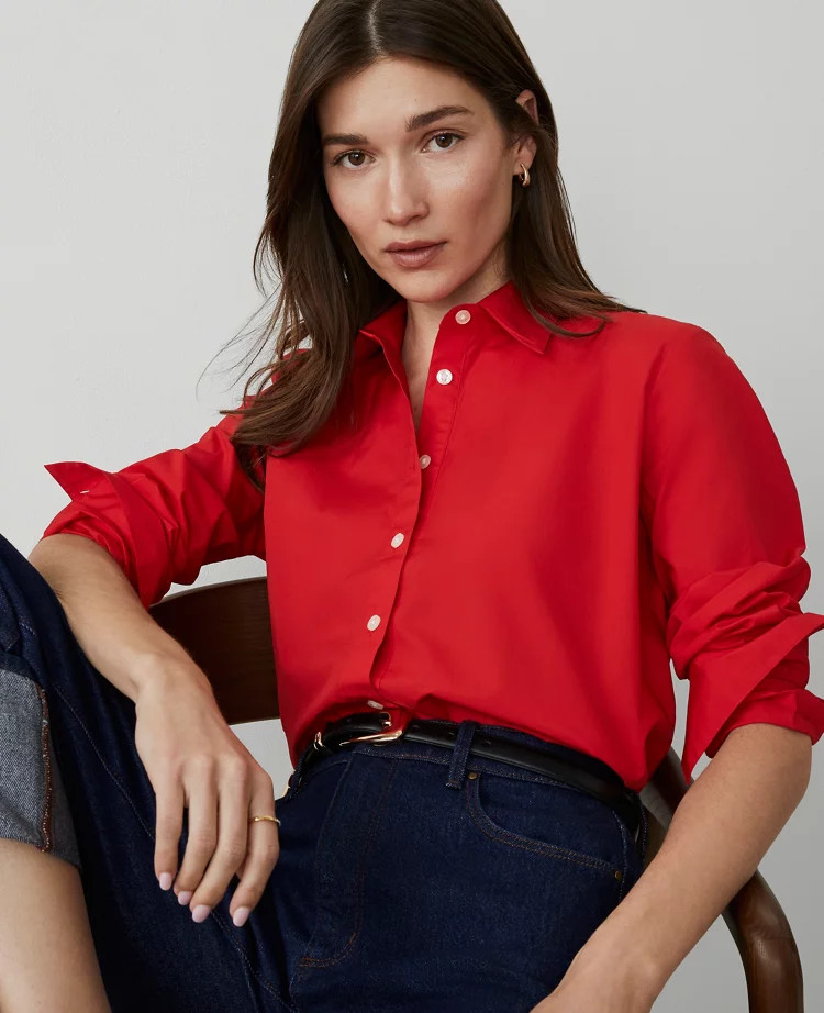 Relaxed Perfect Shirt | Ann Taylor | Ann Taylor