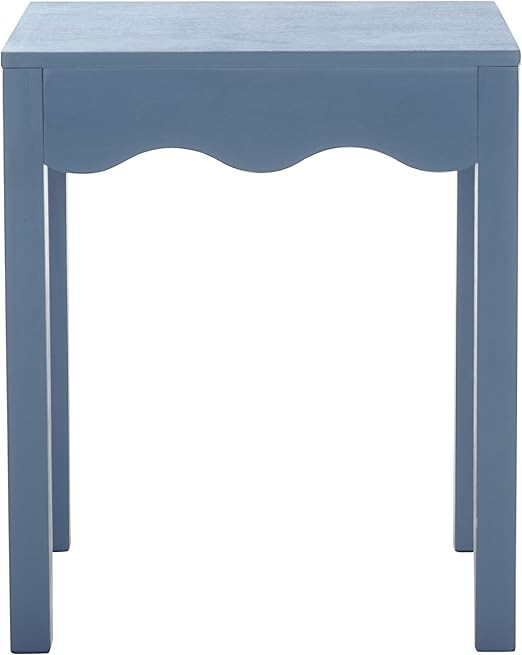 SAFAVIEH Home Collection Lilith Blue Square Wave Accent Table | Amazon (US)