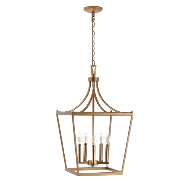 Naranjo 5 - Light Lantern Geometric Chandelier | Wayfair North America