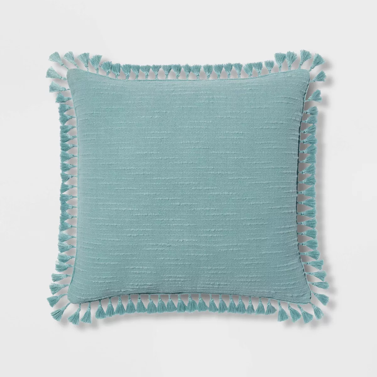 Euro Textured Slub Tassel Decorative Throw Pillow - Threshold™ | Target