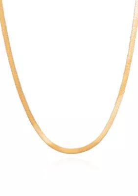 Belk & Co. 14k Yellow Gold Herringbone Necklace | Belk