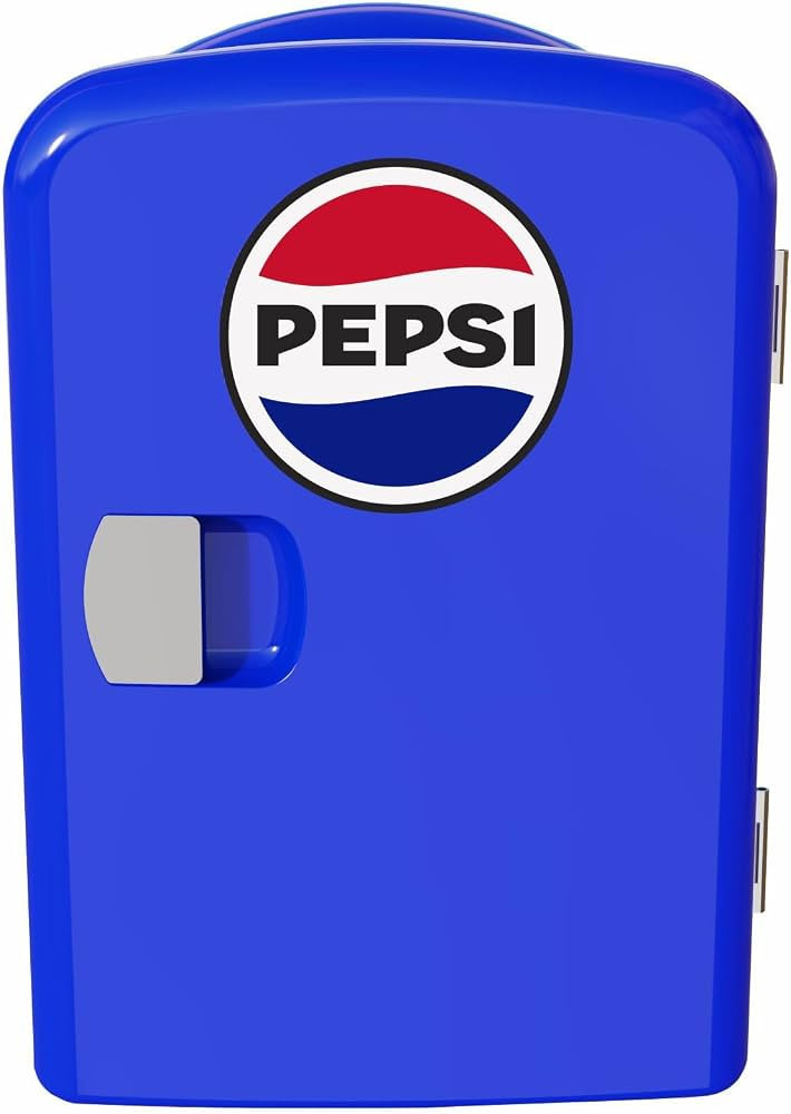 CURTIS Pepsi 6-can Mini Fridge, BLUE, 4 liters | Amazon (US)