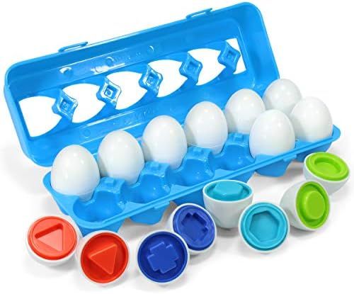 Kidzlane Egg Toy for Kids and Toddlers | Sorting & Matching Educational Egg Shape Toy, Teaches Co... | Amazon (US)
