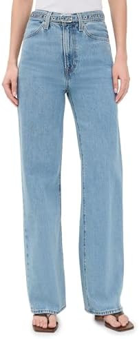 Levi's Womens Ribcage Wide Leg Belted | Amazon (US)