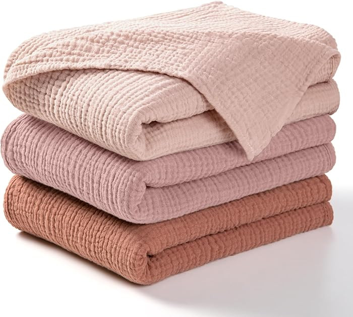 lulumoon Muslin Swaddle Blankets for Baby: Lightweight & Breathable Receiving Blankets for Hospit... | Amazon (US)