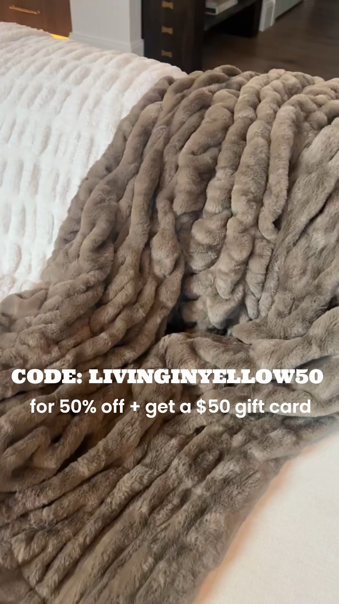 Code: LIVINGINYELLOW50 gets you 50% off + a $50 gift card for future purchases☕️🔥🫶🍂 LOLA Blankets are by far the best we’ve felt - grab a few today at this price for you home + they make great gifts! Santa came early!

#LTKSaleAlert #LTKHome #LTKSeasonal